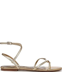 Sam Edelman Ellina Leather Strappy Flat Sandals