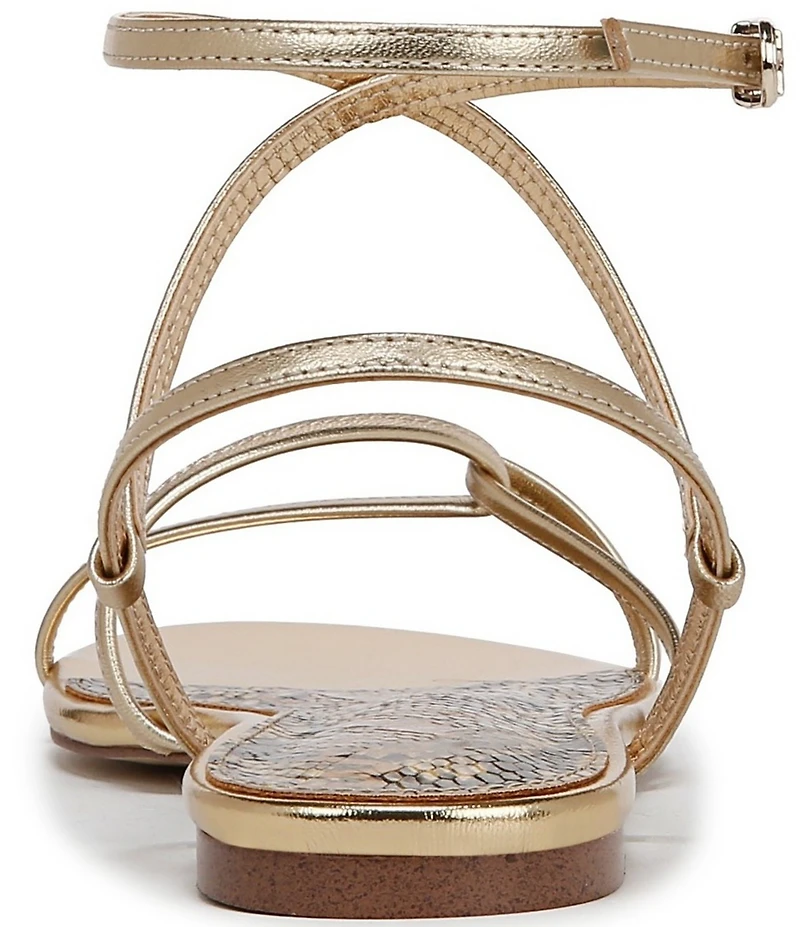Sam Edelman Ellina Leather Strappy Flat Sandals