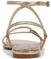Sam Edelman Ellina Leather Strappy Flat Sandals