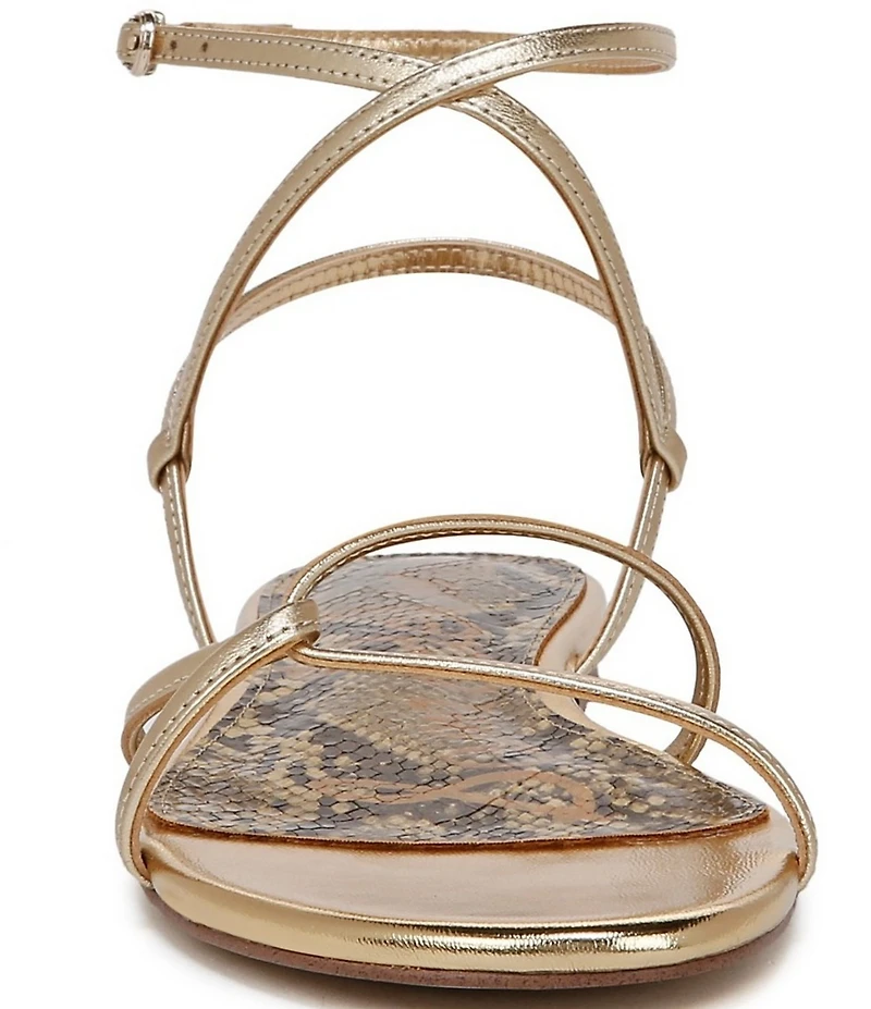 Sam Edelman Ellina Leather Strappy Flat Sandals