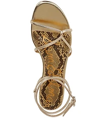Sam Edelman Ellina Leather Strappy Flat Sandals
