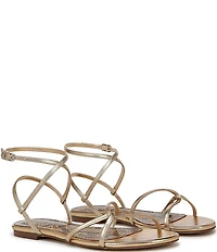 Sam Edelman Ellina Leather Strappy Flat Sandals