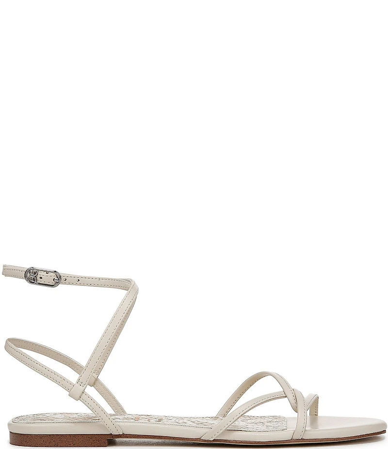 Sam Edelman Ellina Leather Strappy Flat Sandals