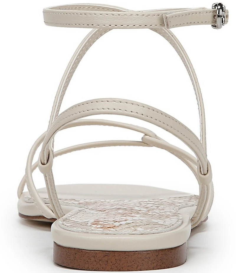 Sam Edelman Ellina Leather Strappy Flat Sandals