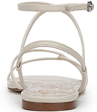 Sam Edelman Ellina Leather Strappy Flat Sandals