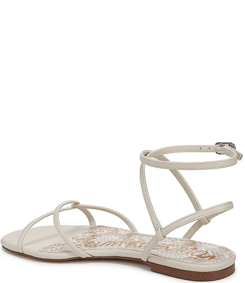 Sam Edelman Ellina Leather Strappy Flat Sandals