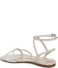 Sam Edelman Ellina Leather Strappy Flat Sandals