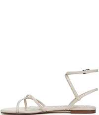 Sam Edelman Ellina Leather Strappy Flat Sandals