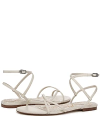 Sam Edelman Ellina Leather Strappy Flat Sandals