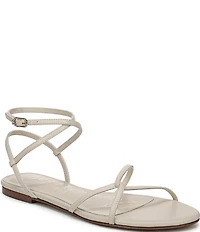Sam Edelman Ellina Leather Strappy Flat Sandals