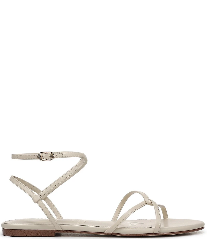Sam Edelman Ellina Leather Strappy Flat Sandals