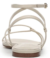 Sam Edelman Ellina Leather Strappy Flat Sandals
