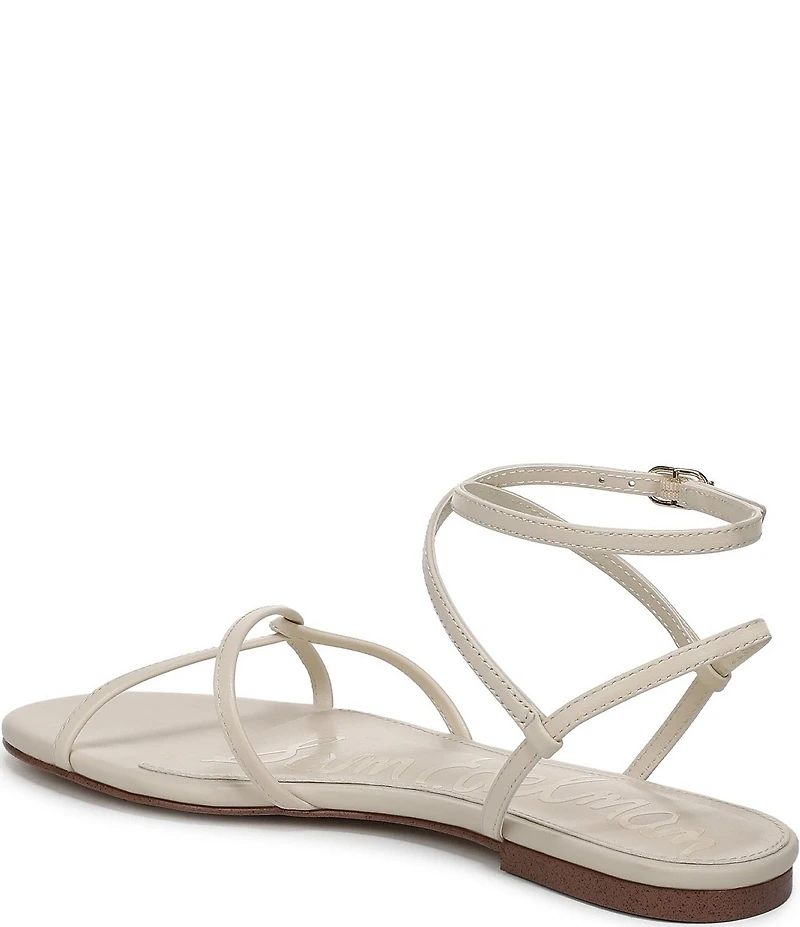 Sam Edelman Ellina Leather Strappy Flat Sandals