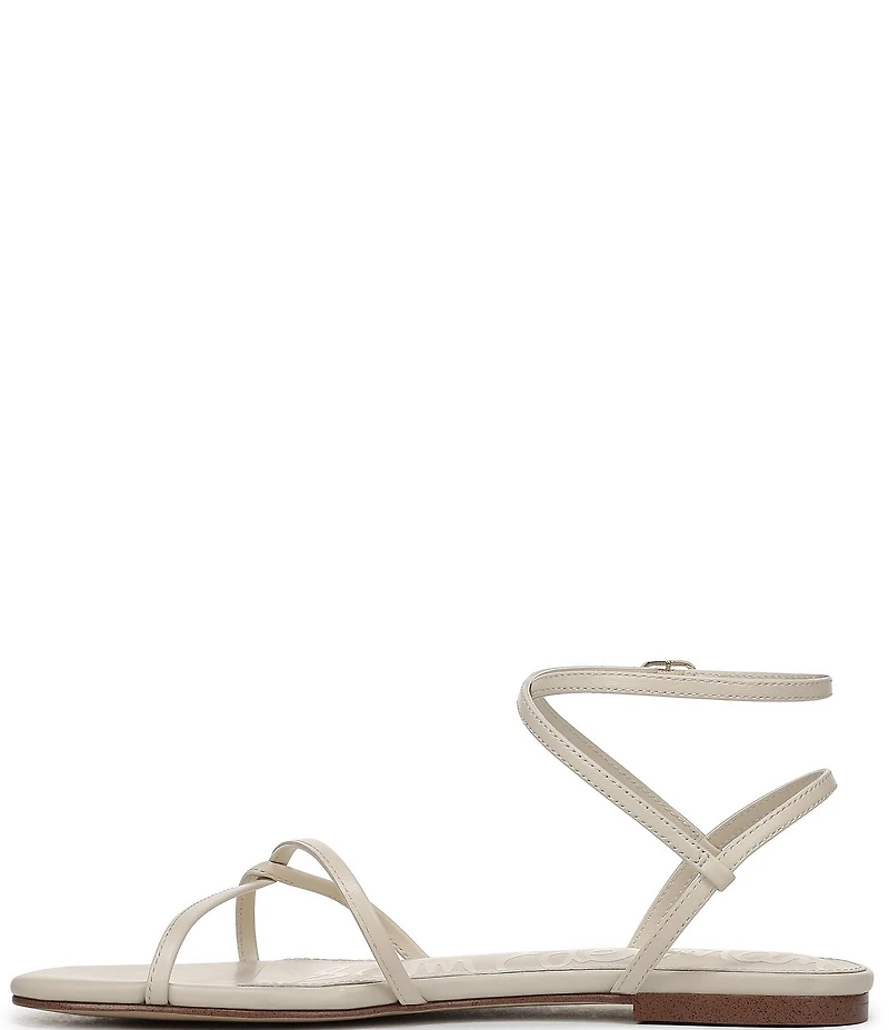 Sam Edelman Ellina Leather Strappy Flat Sandals