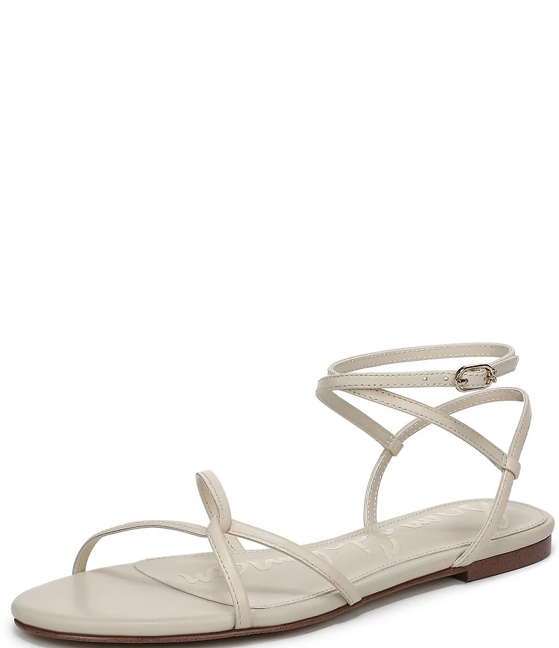 Sam Edelman Ellina Leather Strappy Flat Sandals
