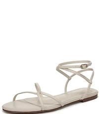Sam Edelman Ellina Leather Strappy Flat Sandals