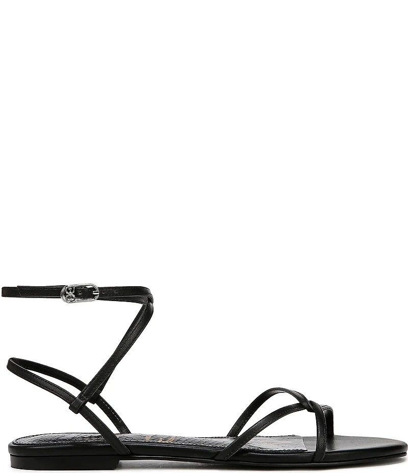 Sam Edelman Ellina Leather Strappy Flat Sandals