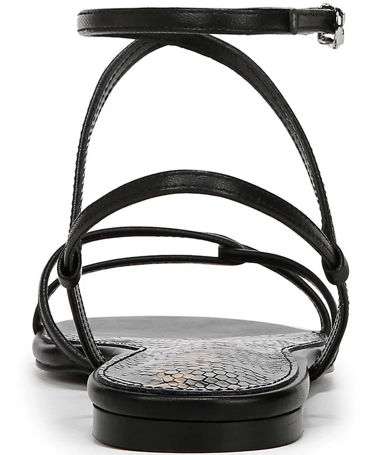 Sam Edelman Ellina Leather Strappy Flat Sandals