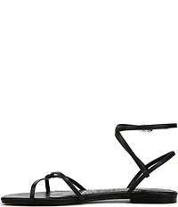 Sam Edelman Ellina Leather Strappy Flat Sandals