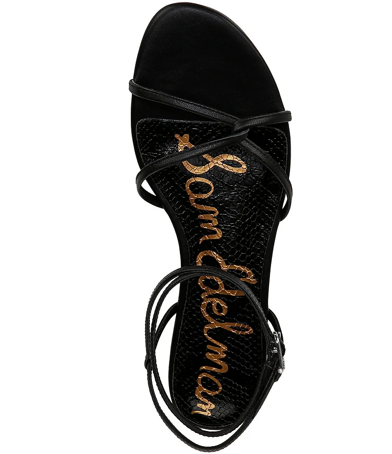 Sam Edelman Ellina Leather Strappy Flat Sandals