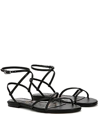 Sam Edelman Ellina Leather Strappy Flat Sandals