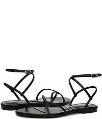 Sam Edelman Ellina Leather Strappy Flat Sandals