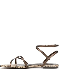Sam Edelman Ellina Woven Leather Strappy Flat Sandals