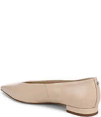 Sam Edelman Emory Leather Snip Toe Ballet Flats