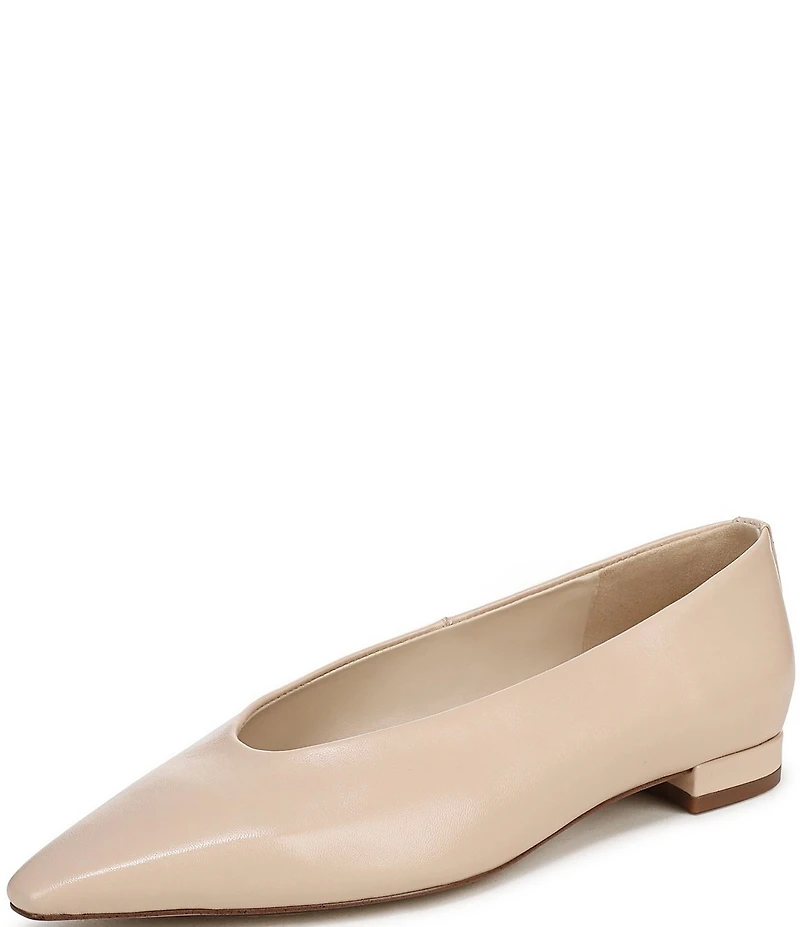 Sam Edelman Emory Leather Snip Toe Ballet Flats