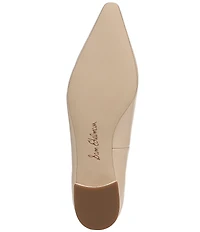 Sam Edelman Emory Leather Snip Toe Ballet Flats