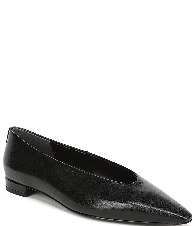 Sam Edelman Emory Leather Snip Toe Ballet Flats