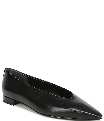 Sam Edelman Emory Leather Snip Toe Ballet Flats