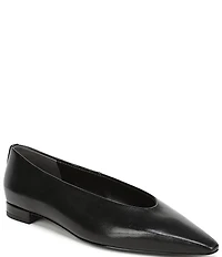 Sam Edelman Emory Leather Snip Toe Ballet Flats