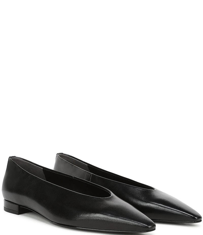 Sam Edelman Emory Leather Snip Toe Ballet Flats