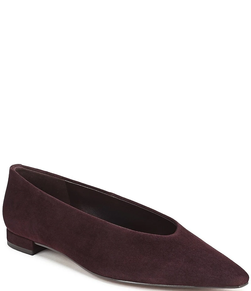 Sam Edelman Emory Suede Snip Toe Ballet Flats