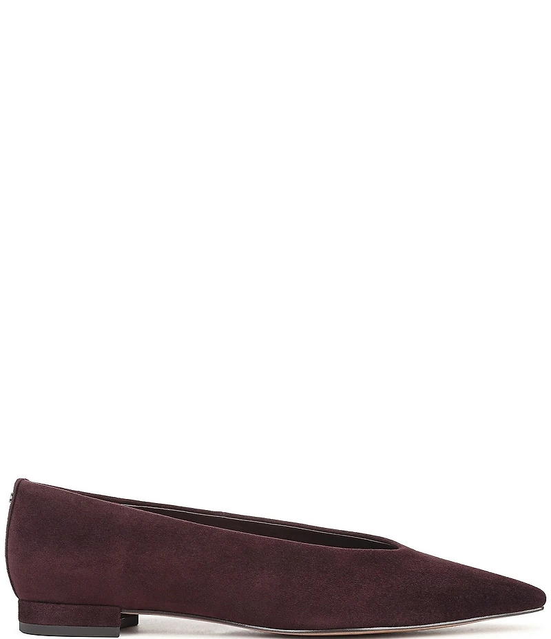 Sam Edelman Emory Suede Snip Toe Ballet Flats