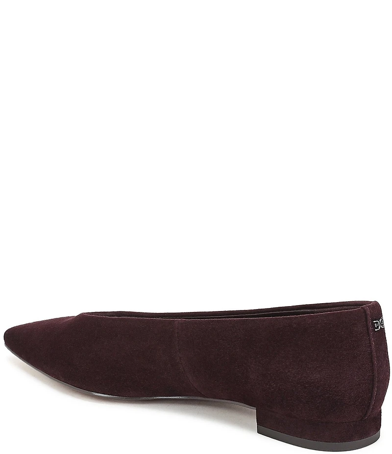 Sam Edelman Emory Suede Snip Toe Ballet Flats