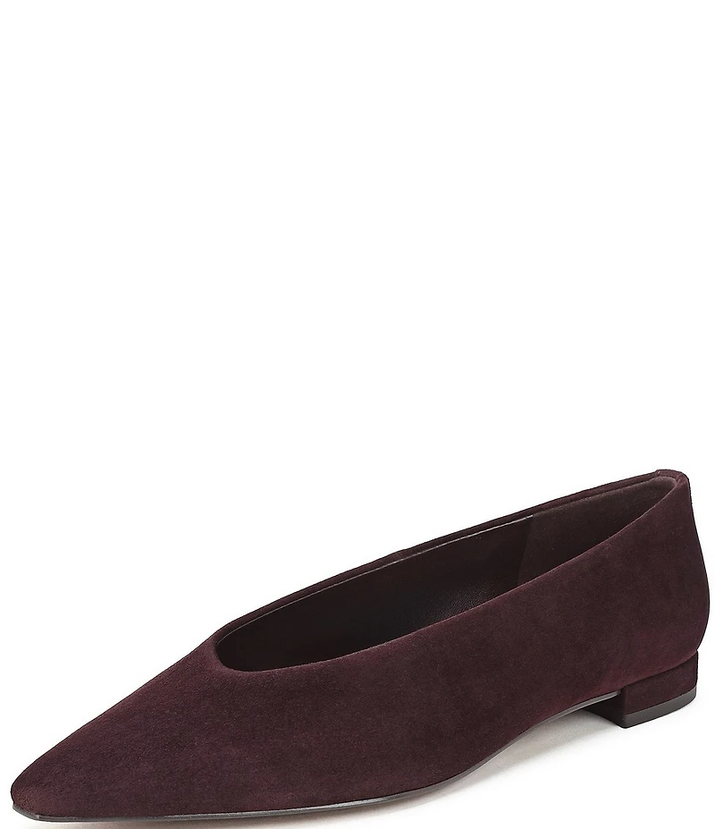 Sam Edelman Emory Suede Snip Toe Ballet Flats