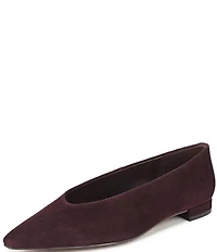 Sam Edelman Emory Suede Snip Toe Ballet Flats