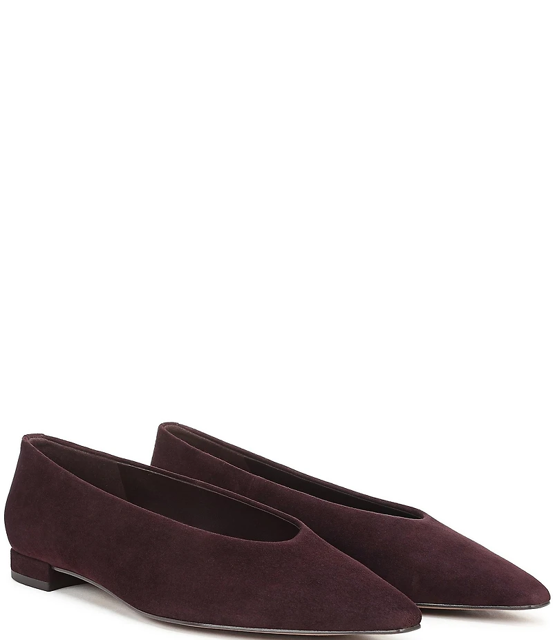 Sam Edelman Emory Suede Snip Toe Ballet Flats