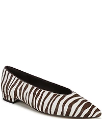 Sam Edelman Emory Zebra Print Calf Hair Ballet Flats