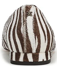 Sam Edelman Emory Zebra Print Calf Hair Ballet Flats
