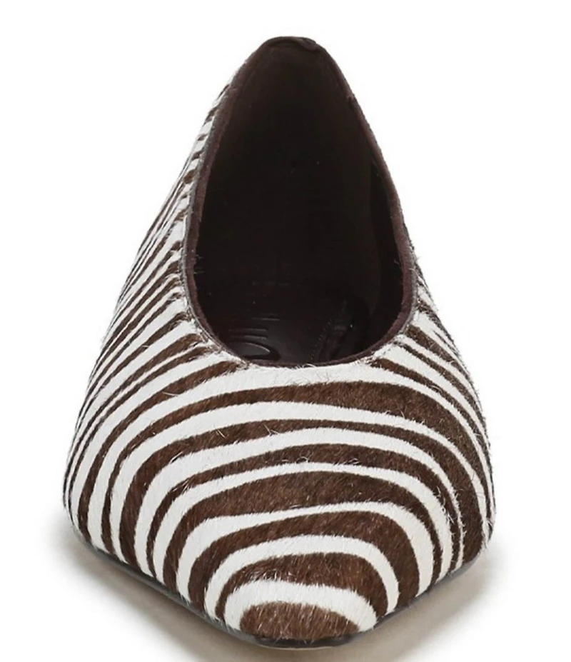 Sam Edelman Emory Zebra Print Calf Hair Ballet Flats