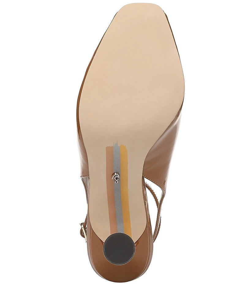 Sam Edelman Esme Patent Leather Peep Toe Ankle Strap Pumps