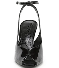 Sam Edelman Esme Patent Leather Peep Toe Ankle Strap Pumps