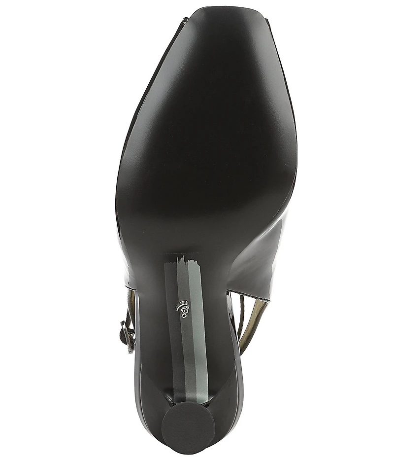 Sam Edelman Esme Patent Leather Peep Toe Ankle Strap Pumps