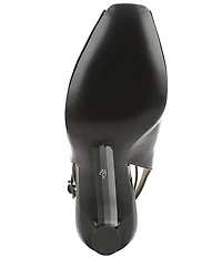 Sam Edelman Esme Patent Leather Peep Toe Ankle Strap Pumps