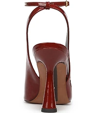 Sam Edelman Esme Patent Leather Peep Toe Ankle Strap Pumps