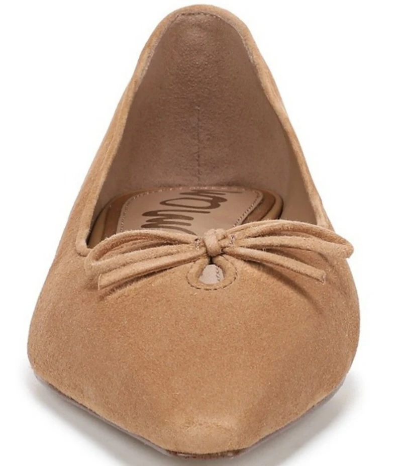 Sam Edelman Esmira Suede Bow Detail Ballet Flats