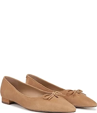 Sam Edelman Esmira Suede Bow Detail Ballet Flats